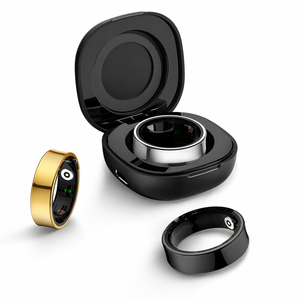 Smart ring size guide showing different ring sizes for perfect fit on fingers